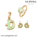 64016-Xuping Gold Jewelry Sets ,Fashion Brass Jewelry Set with 18K Gold Plated